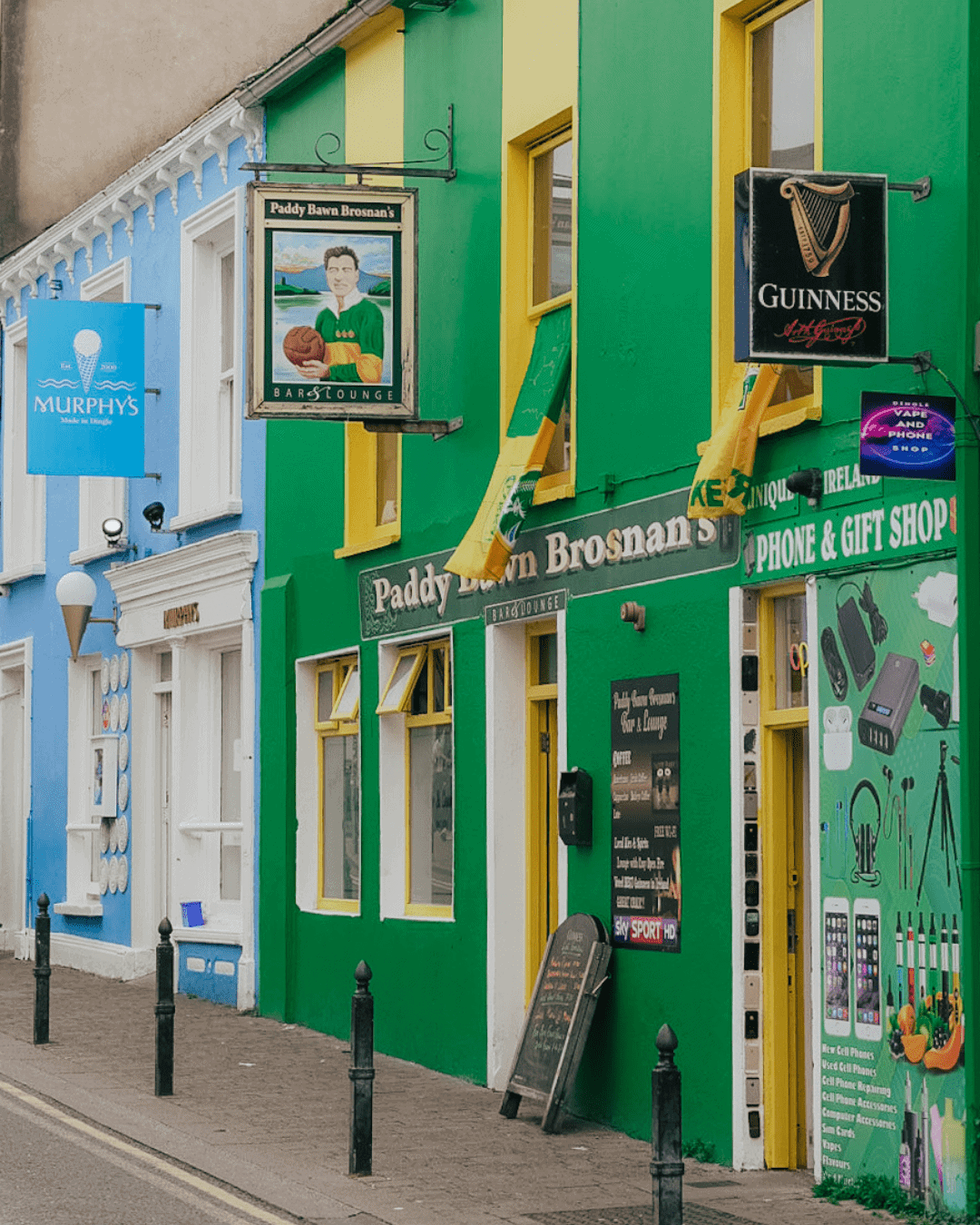 The colourful streets of Dingle, Co Kerry