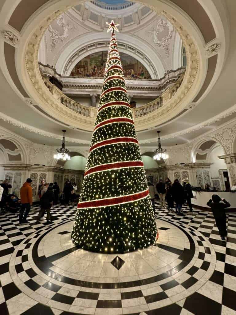 Christmas Tree at Belfast City Hall for Belfast Christmas Market