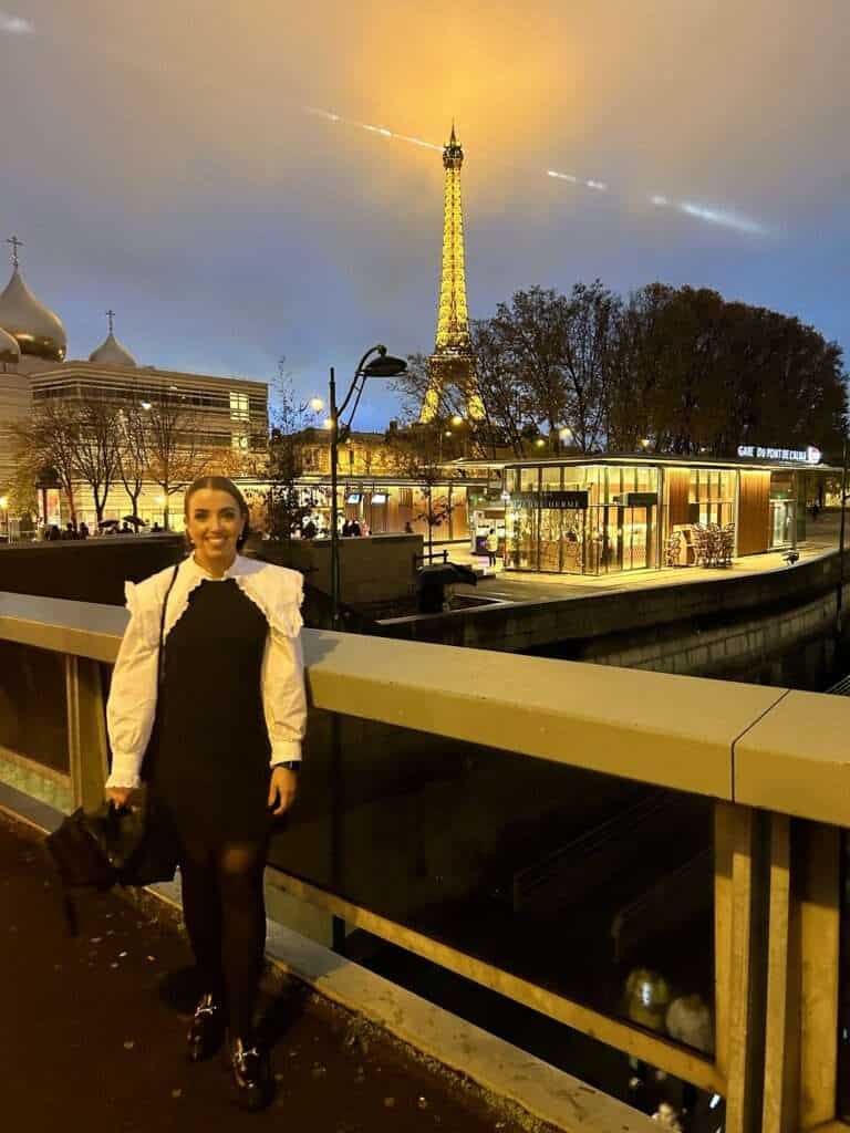 One of the best views of the Eiffel Tower in Paris, Pont d'Alma