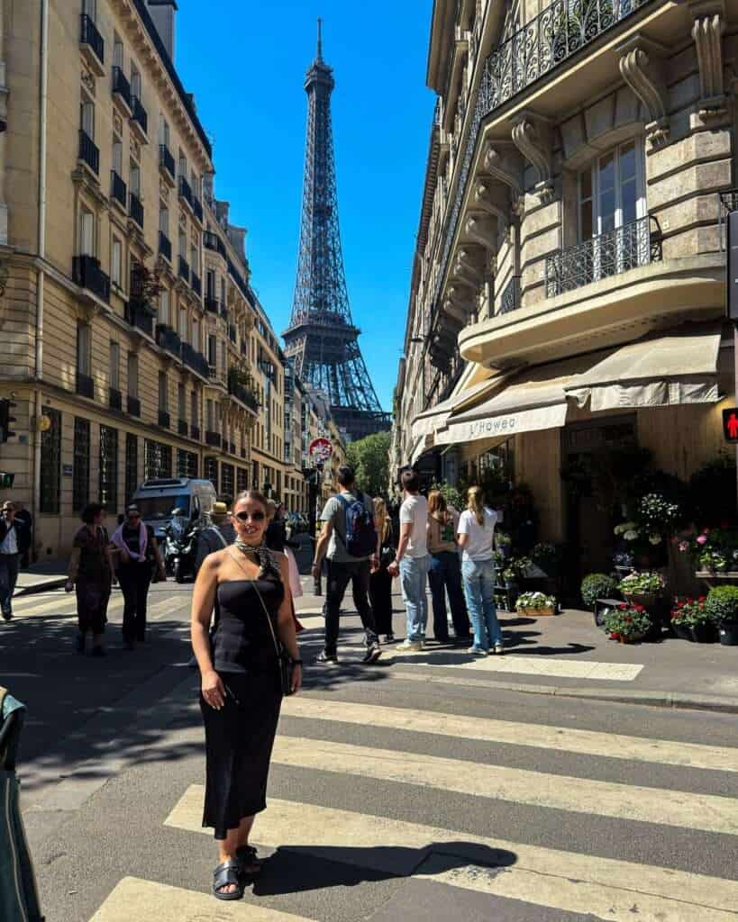 One of the best views of the Eiffel Tower in Paris, L'Howea