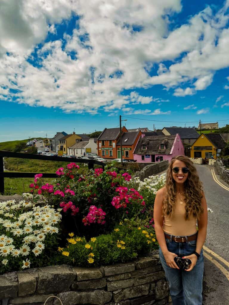 The entrance to one of the Wild Atlantic Way's most colourful villages, Doolin in County Clare