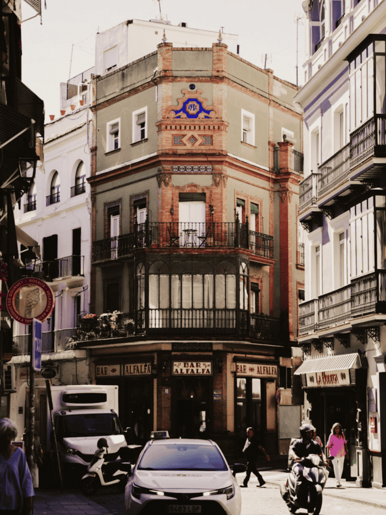 A view of the renowned tapas bar in Seville, bar Alfalfa
