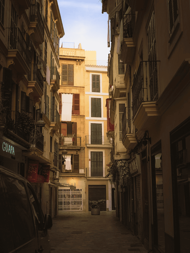 The beautiful streets around Palma Old Town