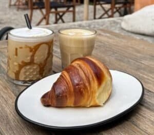 Santal Cafe set in an old windmill in Palma Mallorca