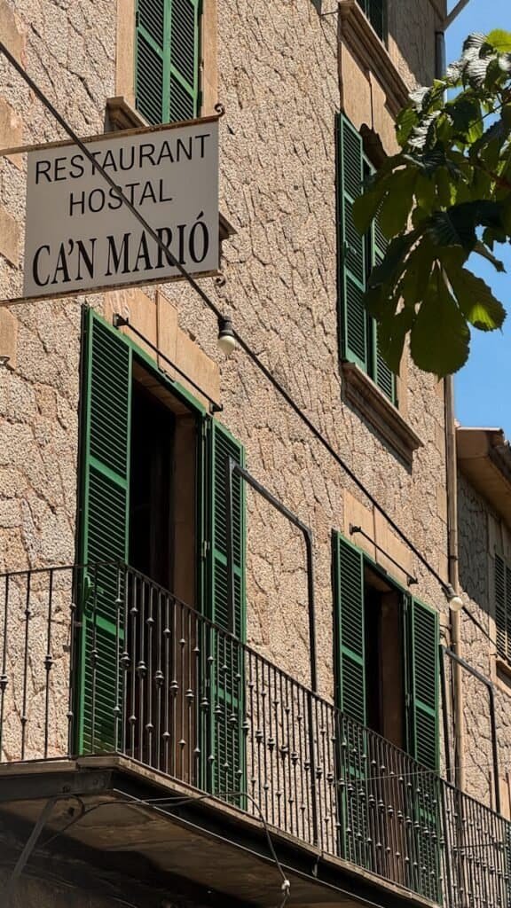 The picturesque streets of Valdemossa in Mallorca